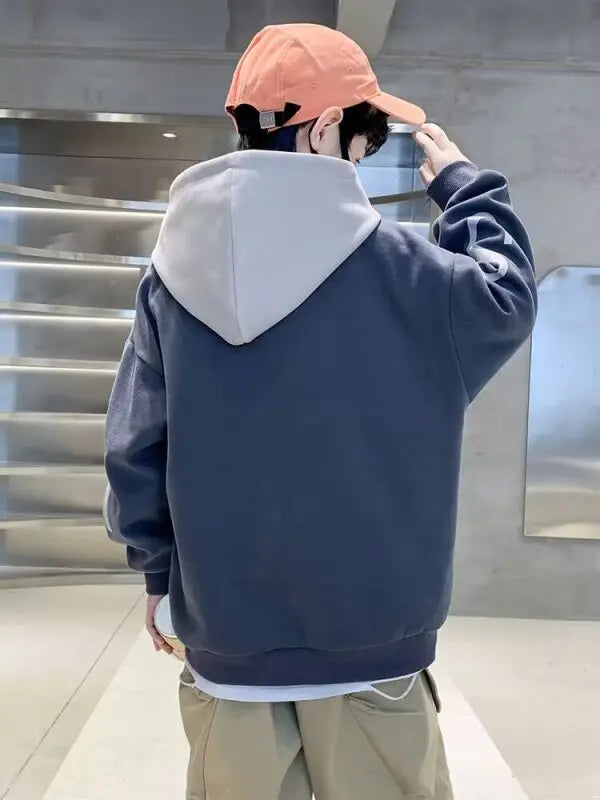 Boys Loose Pullover Hoodie Clothes for Teens Fashion Spring Autumn Boys Sweatshirt Hoodies Casual Streetwear kids