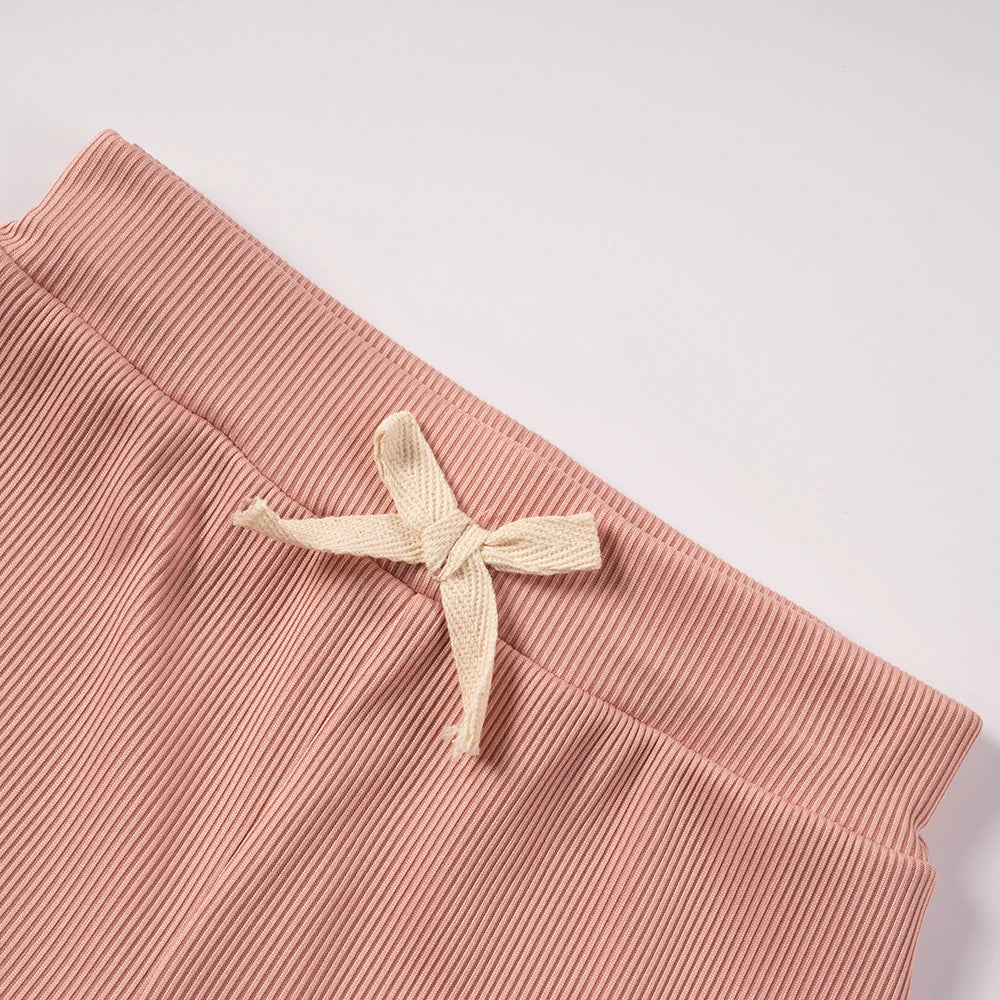 Summer Girls Clothes Sets 2pcs Fly Sleeve T-shirts Ruffle Shorts T-shrits Set Toddler Girl Clothes Suits Sleepwear Kids Clothing girl toddler