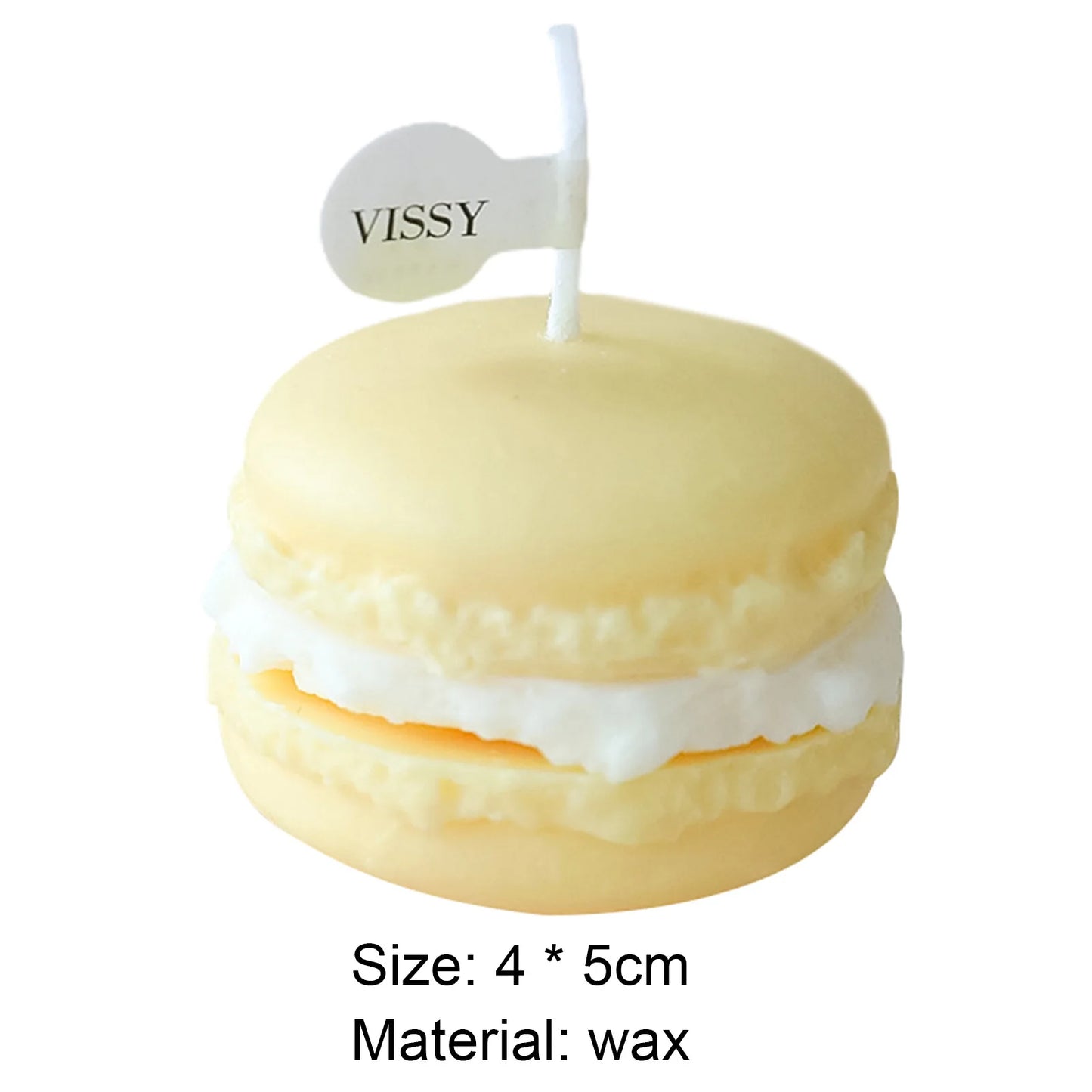 Practical  Pretty Long Lasting Aromatherapy Scented Candle Bright Color Wax Candle Innovative Macarone Candle for Party