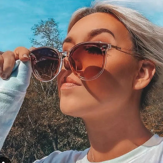 Polarized Sunglasses Women Men Fashion Round Famale Brand Design Sun Glasses Eyewear UV400 gafas de sol mujer