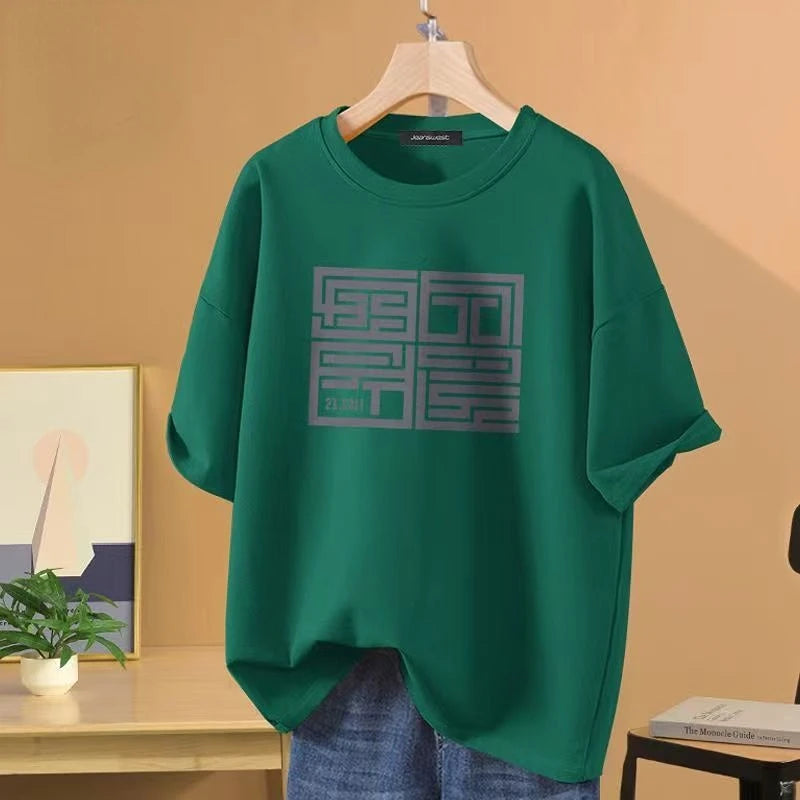 Luxury Brand Short Sleeve Men's Cotton T-Shirt Sportswear Fashion Shirt Street Fashion Casual T-Shirt Trend Clothing