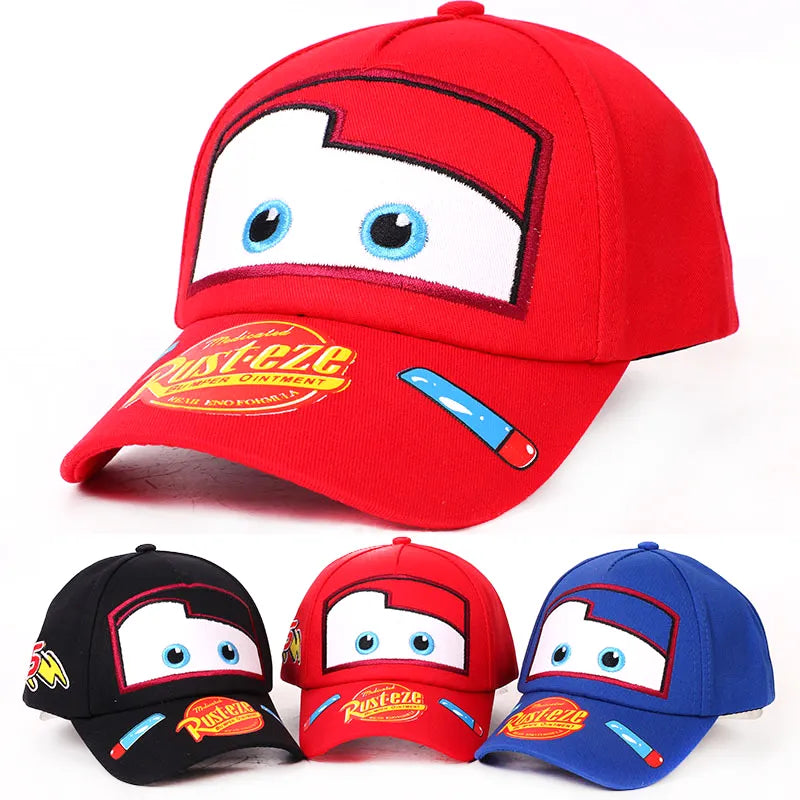 Spring Autumn Baby Boy Girl Baseball Cap Children Cute Hat Cartoon Pixar Cars Lightning McQueen 95 Kids Popular Hip Hop Snapback