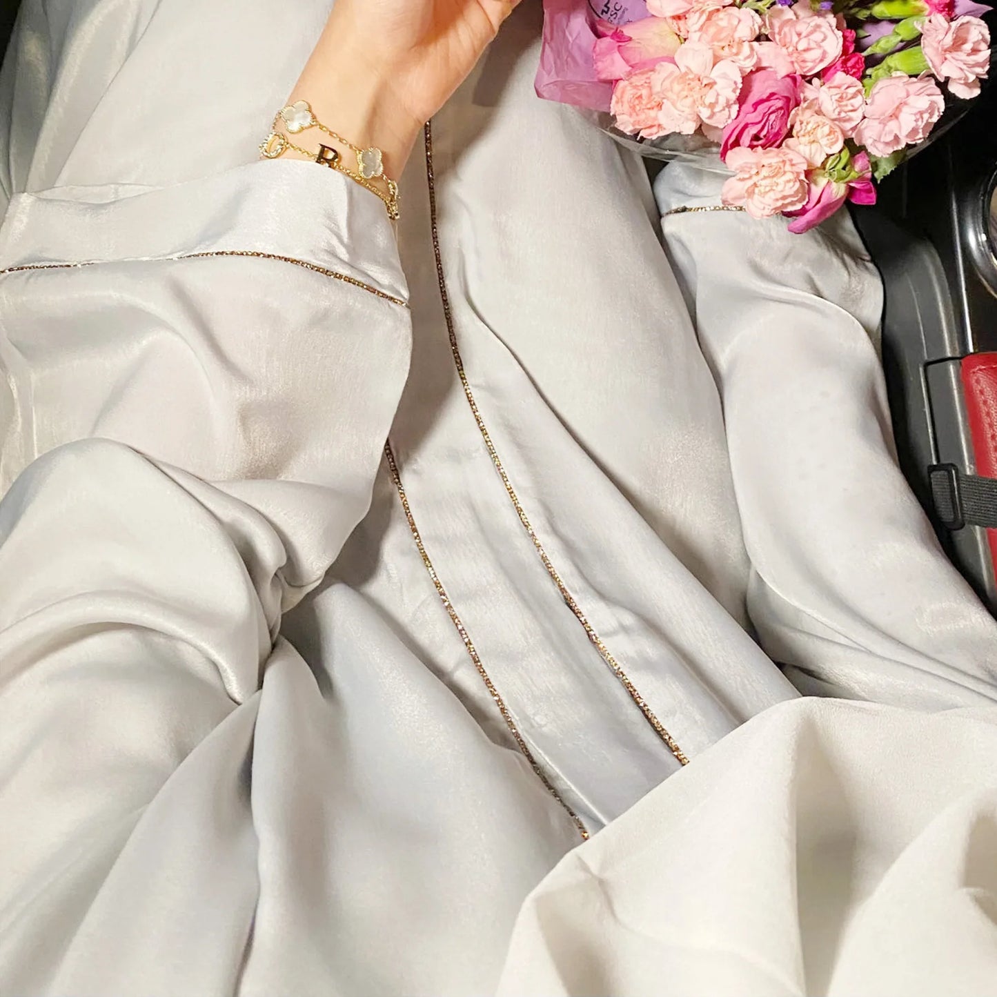 Satin Open Abaya Kimono Muslim Outwear Plain Hijab Abayas for Women Dubai Luxury Turkey Caftan Robe Ramadan Eid Islamic Clothing