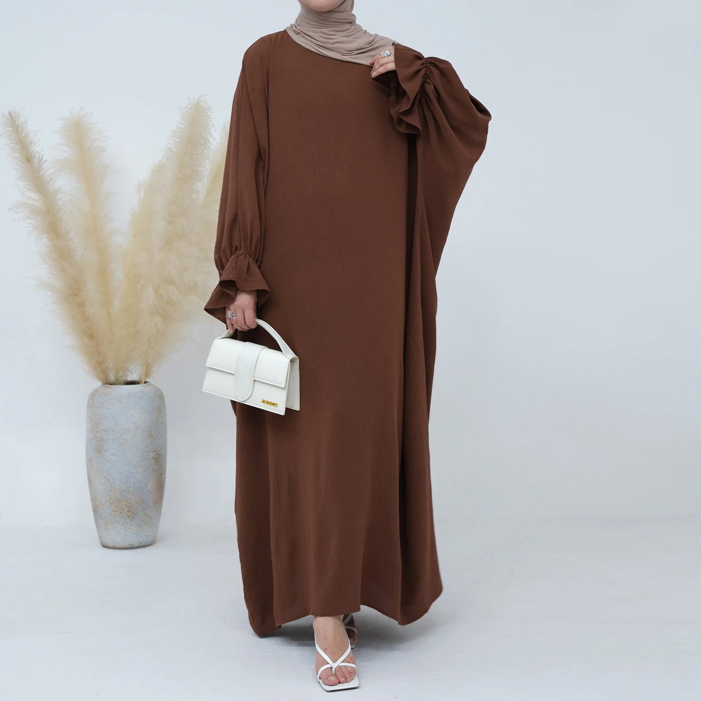 Dubai Abaya For Women Modest Turkish Dresses Eid Ramadan Abayas Plain Dress Arabic Long Robe Female Islam Clothing