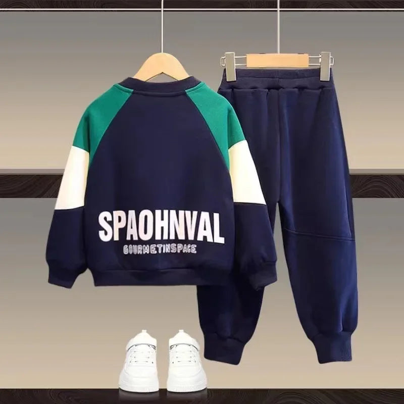 Spring Children's Boy's Clothing Outfit Sets Boys Wear Kids Spring Clothes 6 7 8 9 10 11 12 13 14 15 Years Boy Set Clothes