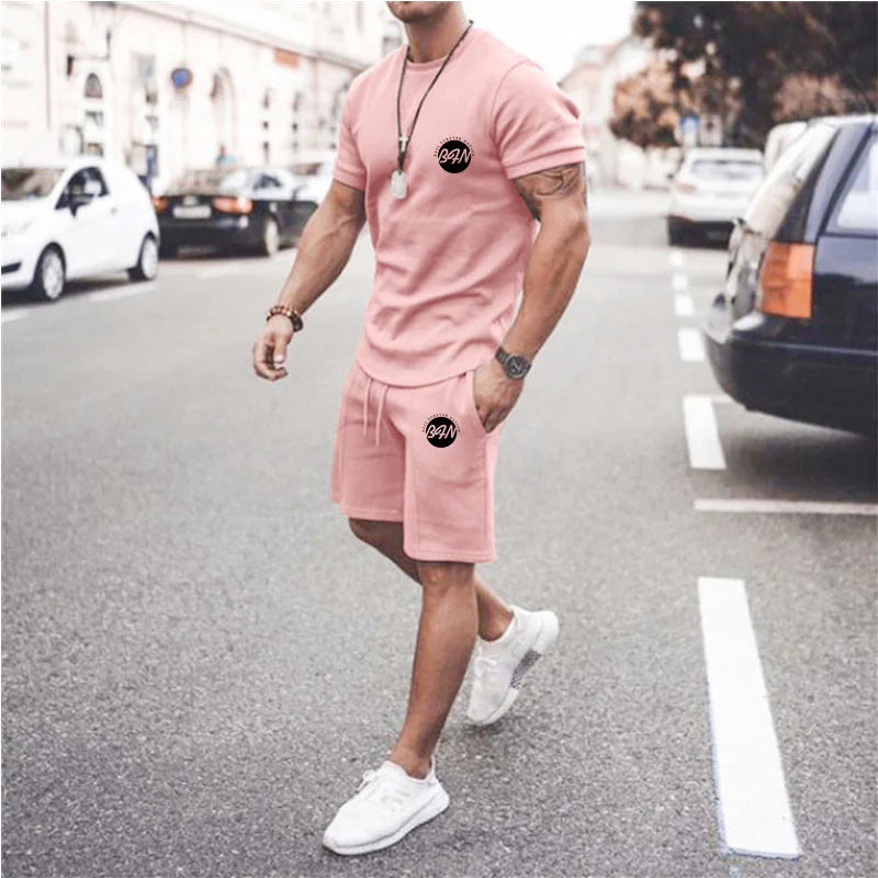 Summer Men’s T-Shirt Set Spades King 3D Print Short Sleeve+Sports Shorts 2Piece Suits Men’s Sportswear O-Neck Oversized Outfits