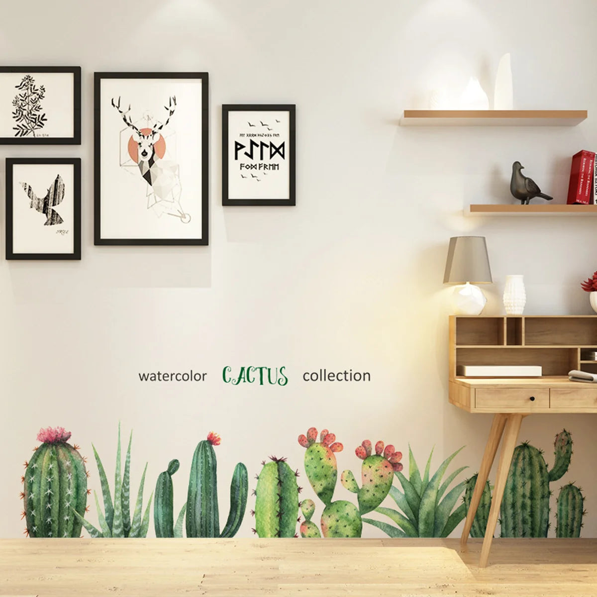Fresh Green Grass Baseboard PVC 3D Wall stickers Wall Decals Wall Decor Palm Leaves Mural for Living Room Bathroom Kitchen