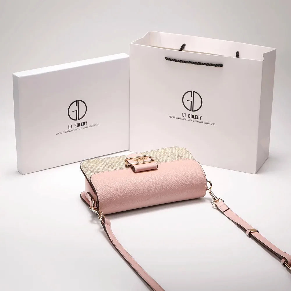 Luxury Fashion Brand Niche Design Light Luxury Armpit Small Square Bag High-end Feeling Classic Vintage Exquisite Crossbody Bag