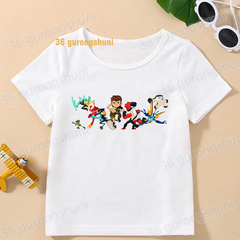 T Shirt Boys T Shirts Kids Tshirt Ben Baby T-shirts summer Short Sleeve Tops For Girls-clothing Children Clothes