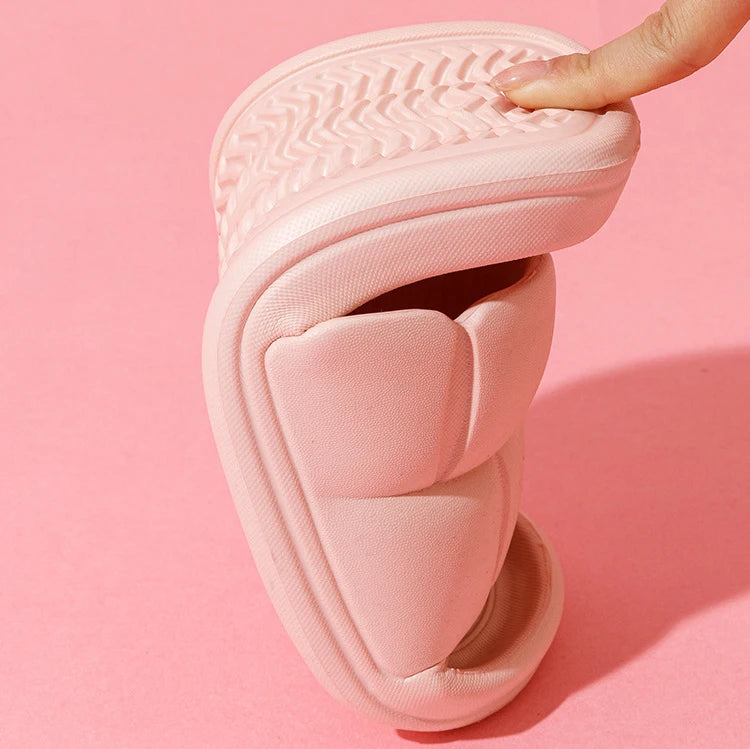 Home Slippers Summer Men Women Cloud Slides Indoor Mute Non-slip Bathing Flip Flop Sandals Woman Summer
