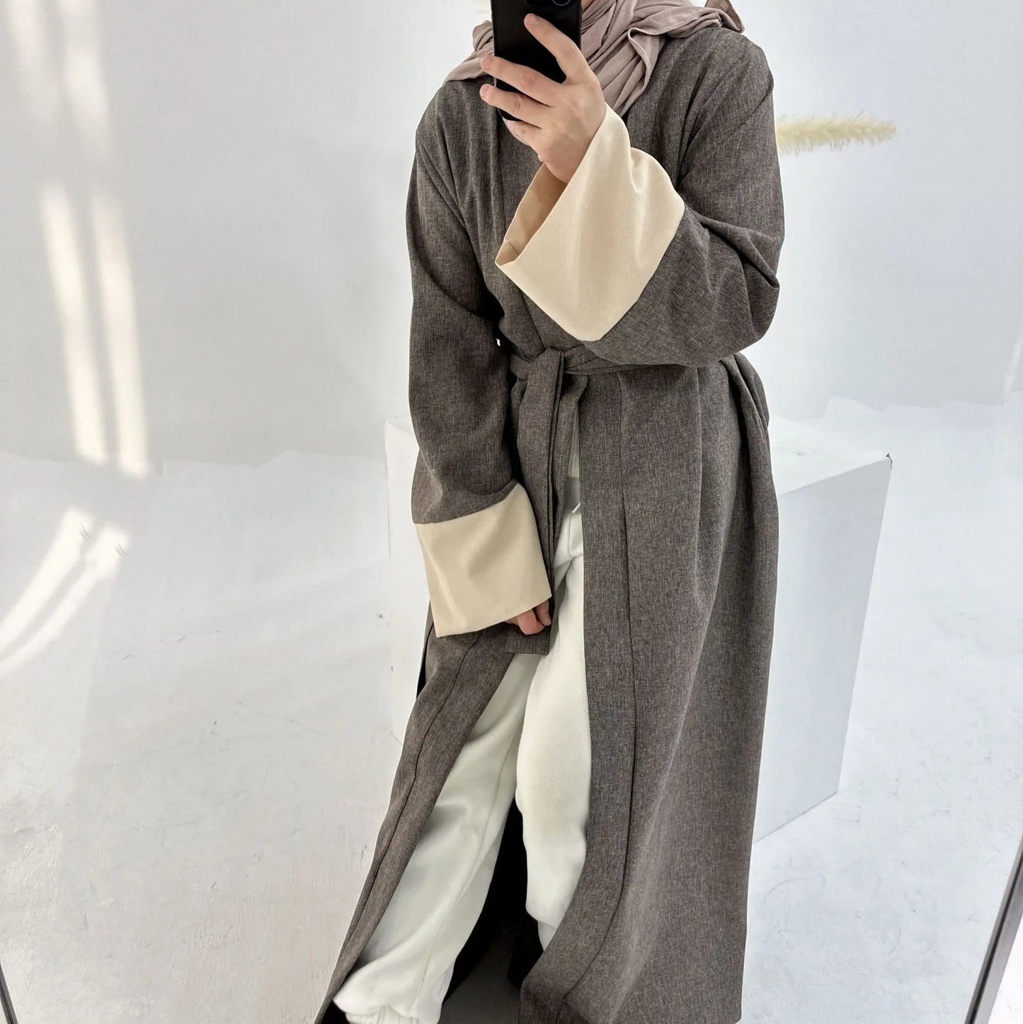 Abayas for Women Casual Kimono Muslim Ramadan Eid Islamic Modest Clothing Kaftan Robe