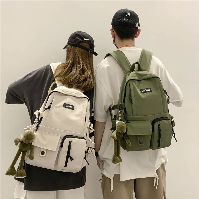 Unisex Waterproof Backpack Student College Style Schoolbag Women's Casual Large Capacity Computer Backpack