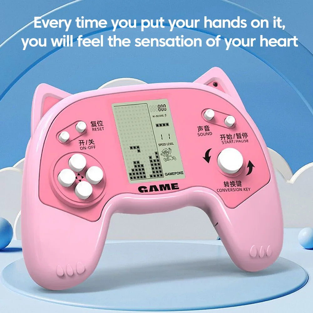 Retro Portable Mini Handheld Video Game Console 8 Bit Color Lcd Kids Color Game Player 27Games Free Shipping Gift for Kids Child