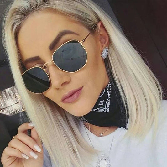 Vintage UV400 Aluminum Polarized Sunglasses Classic Sun Glasses Metal Lens Driving Square Shades Eyewear Wome Oculos De Sol