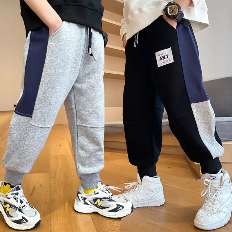 Spring Cool Boy Pencil Pants Children Cargo Pants Fashion Long Trousers Teenage Kids Clothes 4 5 6 7 8 9 10 11 12 13 14 Year Old