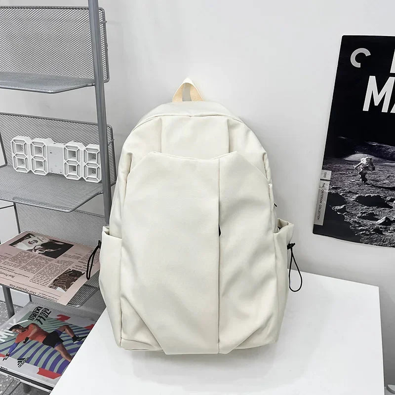 High Quality and Fashionable Women's Backpack Large Capacity Waterproof Backpack Nylon Solid Leisure Zipper Backpack