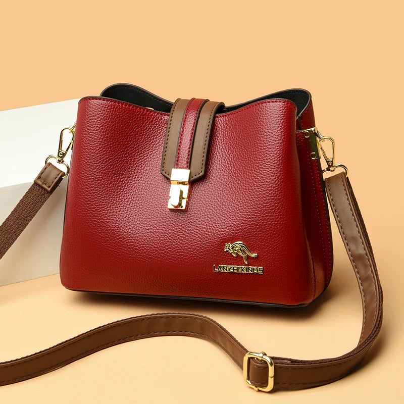 Women Bags Designer Handbags Casual Leather Cowhide High Capacity Shoulder Crossbody Bags for Women The New Luxury Handbags