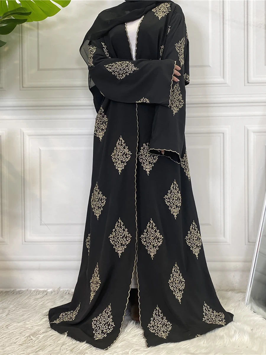 Modest Abaya Ramadan Robe Femme Musulmane Kaftan Islamic Clothing Muslim For Women Kimono Caftan Marocain Cardigan