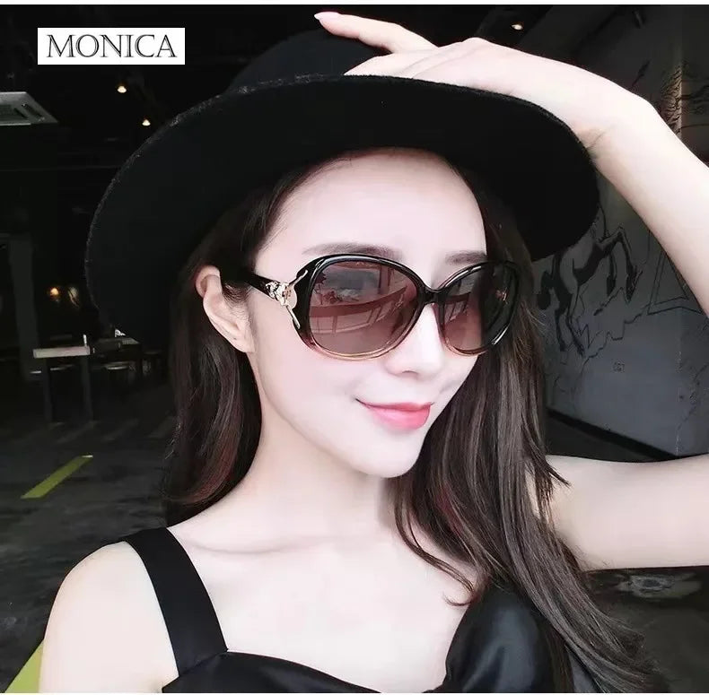 Classic Round Sunglasses Women UV Blocking Textured Sunglasses Gradient Black Outdoor Sunglasses Oculos Sol Feminino  UV400