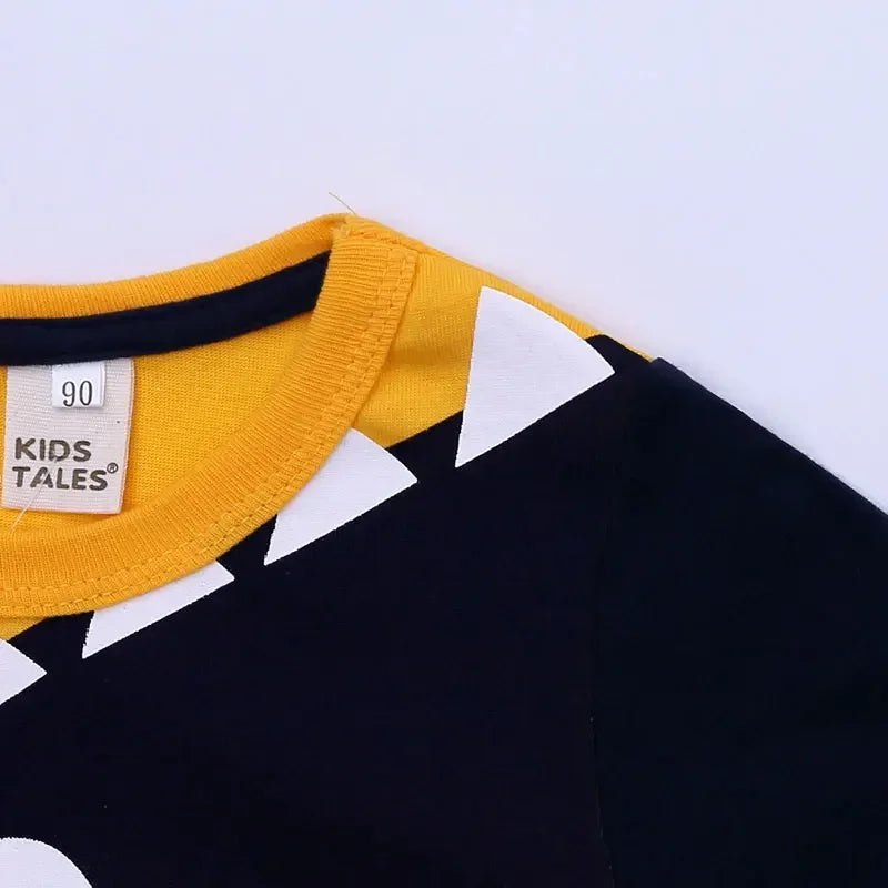Long Sleeve Kids Boys' Clothing T-Shirts Spring Autumn Children Boy Tops Cartoon  T Shirts Cotton Kids Boys Clothes
