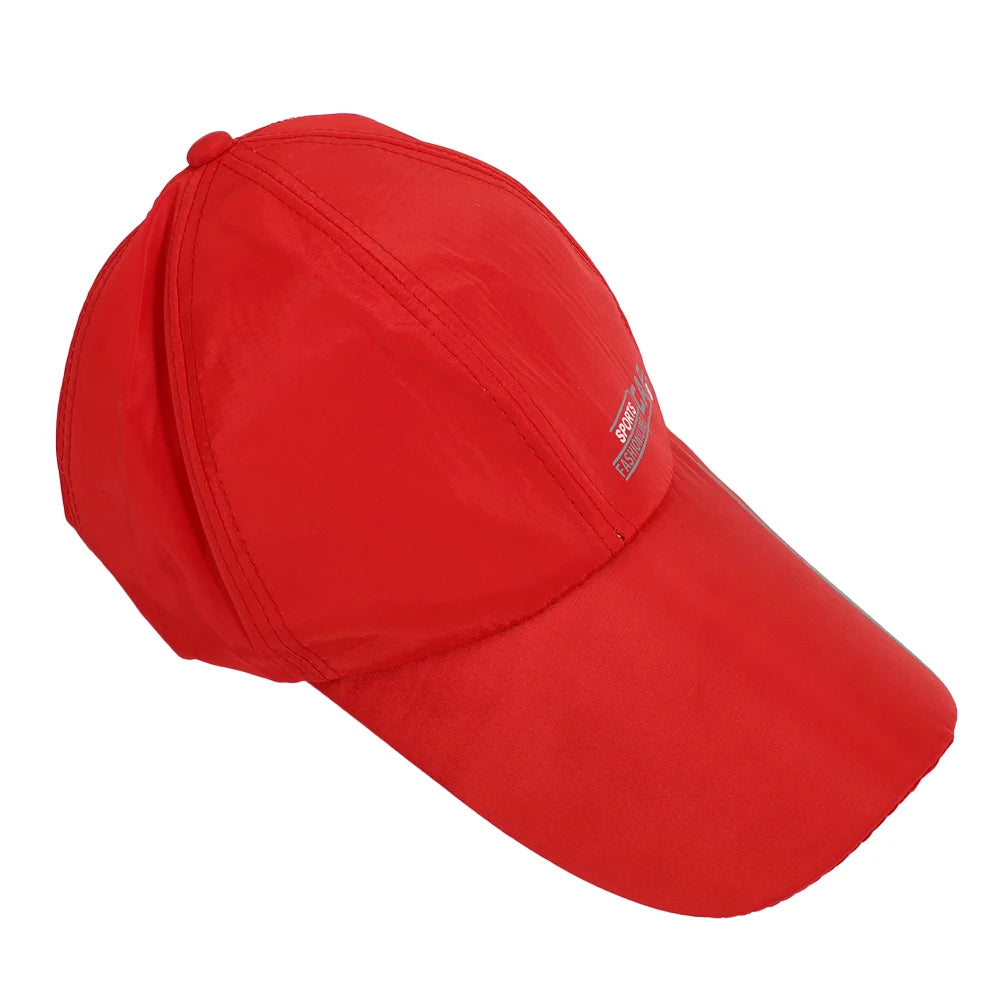 Fishing Hat Baseball Cap Fake Funny Men Wig Adjustable Baseball Beanie Outdoor Party Sports Summer Sun