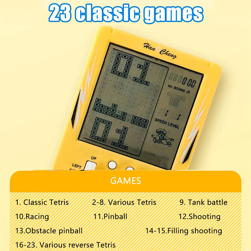 Puzzle Retro Game Console Machine Mini Portable Handheld Game Players Classic Brick Games Nostalgic For Children Toys Kids Gifts