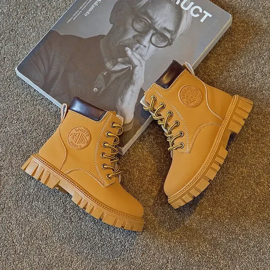 Children Boots Comfortable Khaki Boys Wear-resisting Grey Boots Shoes Girl Student 5 8, 6 Low Tube Zippers 12 Years Old