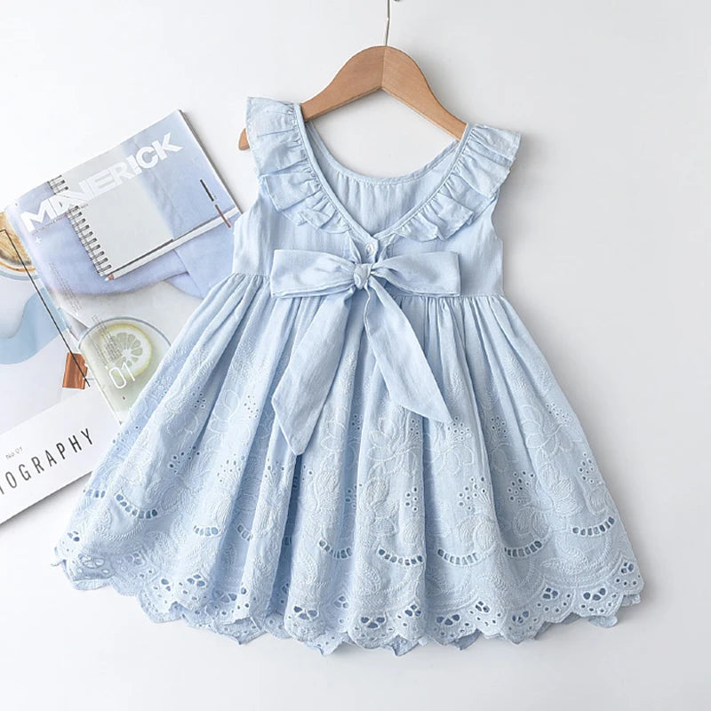 Menoea Toddler Dresses  Summer Style Children Floral Pattern Costume Girl Clothes Kids Dress For Girls Casual Dresses