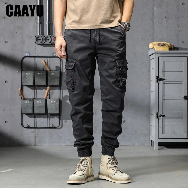 Joggers Cargo Pants Mens Casual Hip Hop Y2k Multi-Pocket Male Trousers Sweatpants Streetwear Techwear Tactical Khaki Pants