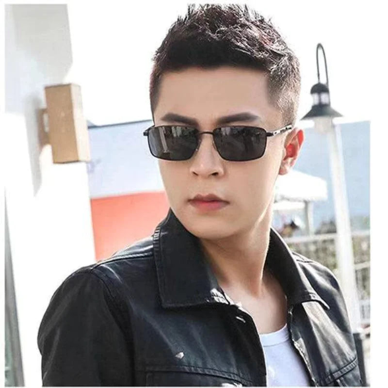 Photochromic Sunglasses Men Polarized Driving Glasses Male Outdoor Fishing Sun Glasses Day Night Vision Driver's UV400 Eyewear