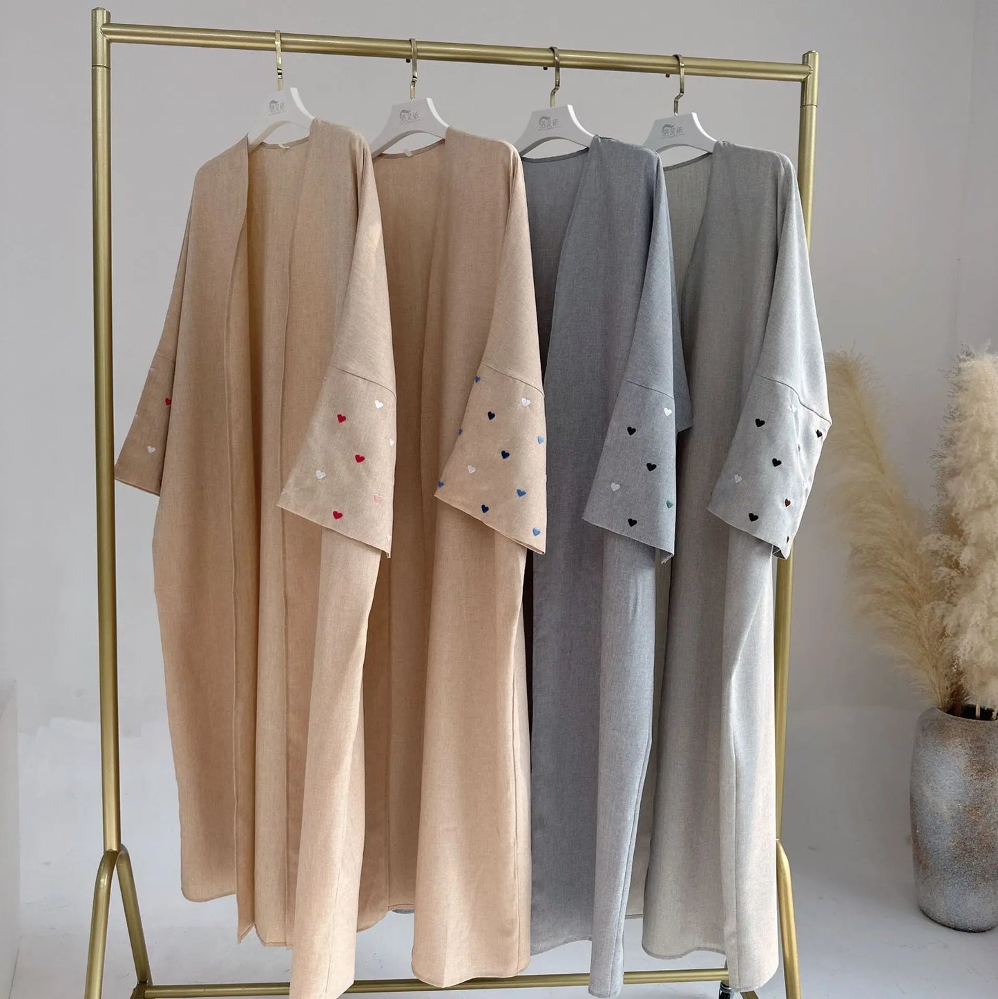 Spring Embroidery Muslim Abaya Women Eid Dress Morocco Ramadan Lace-up Abayas Kaftan Islam Cardigan Dubai Arab Long Robe