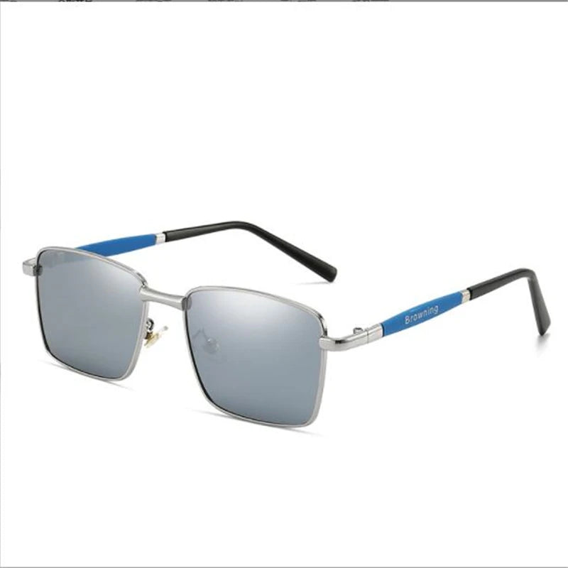 Retro Metal Sunglasses for Men, Sun Shading and UV Protection Glasses, Unisex Driving Glasses