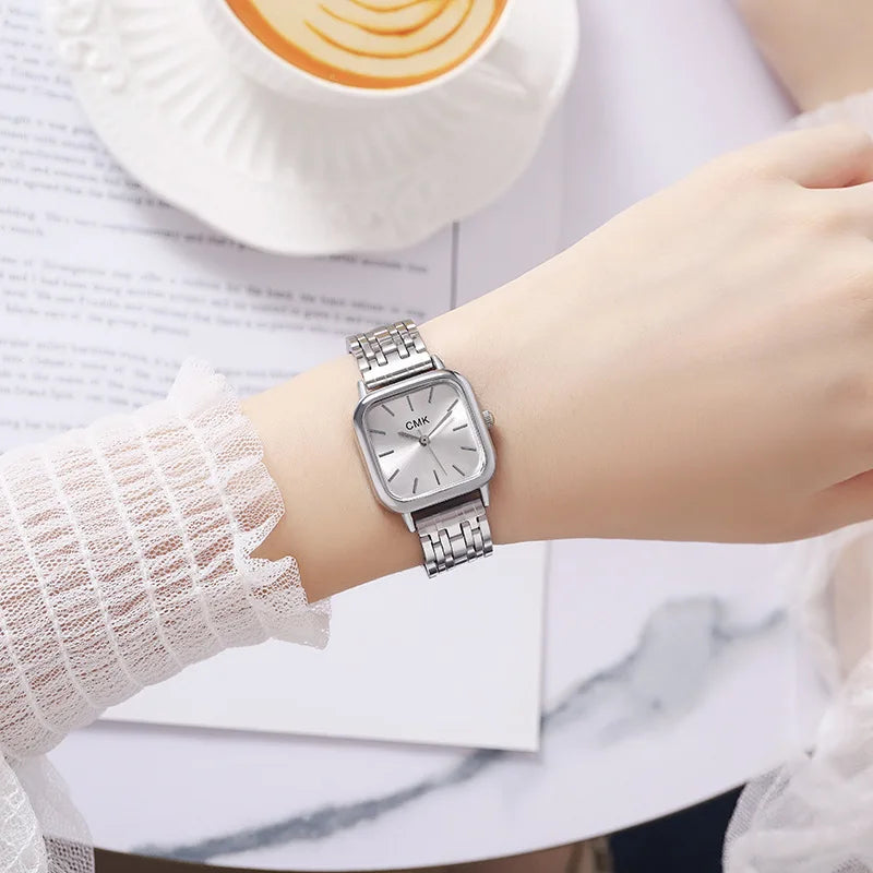 Watch Fashion Ladies Steel Chain Noble Quartz Watch   Business Wristwatch Watches for Women