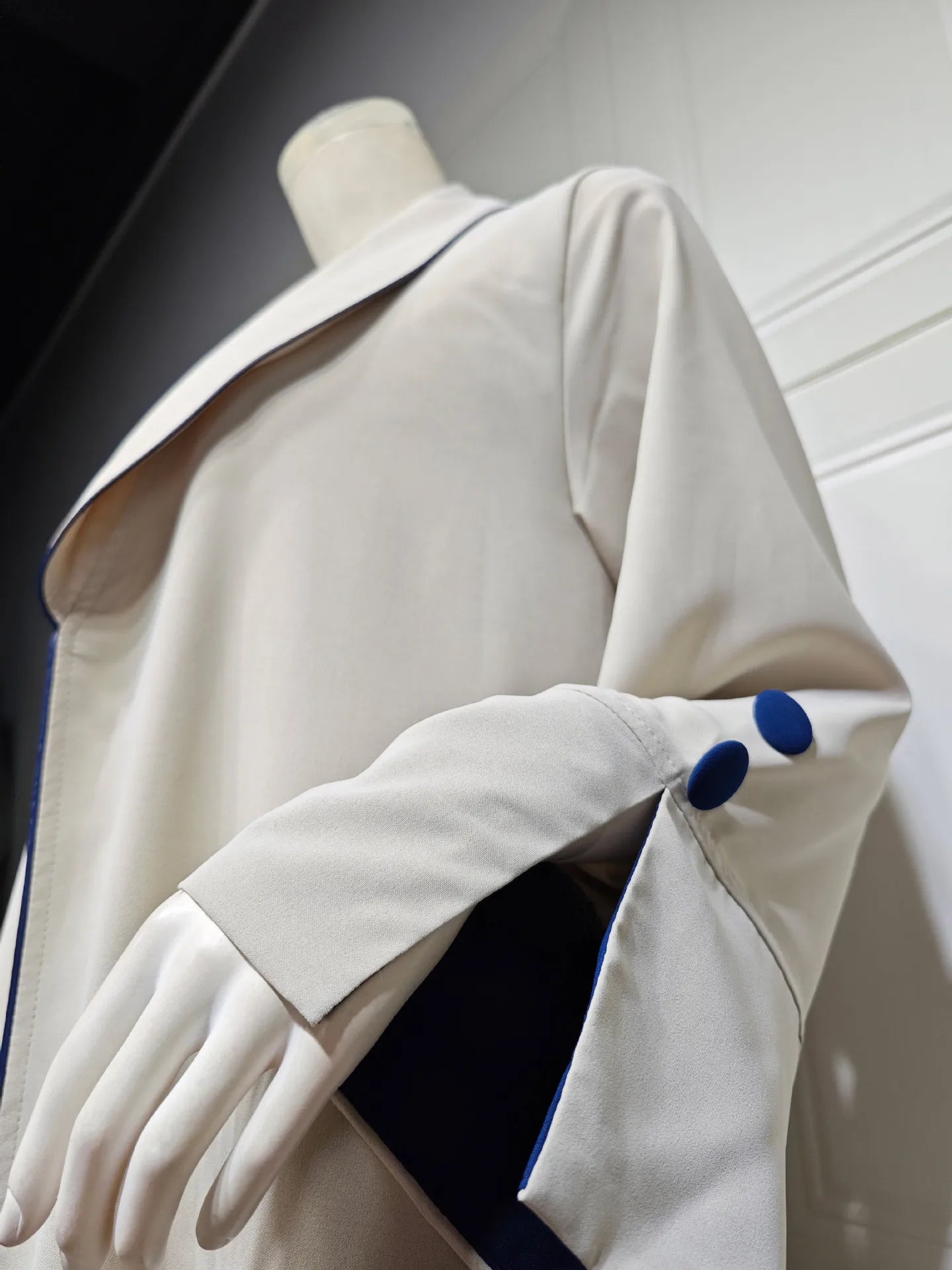 Elegant Button Split Sleeve woman Muslim Abaya