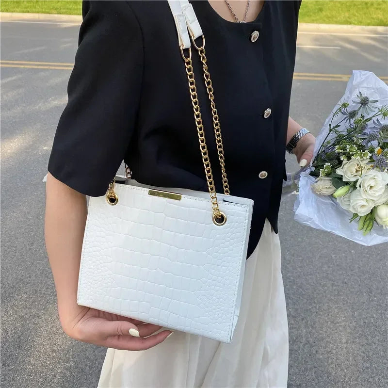 Fashion Luxury Female Crossbody Bags for Women Designer Shoulder Bag Chain Solid Color Messenger Bag Handbags luxury elegant