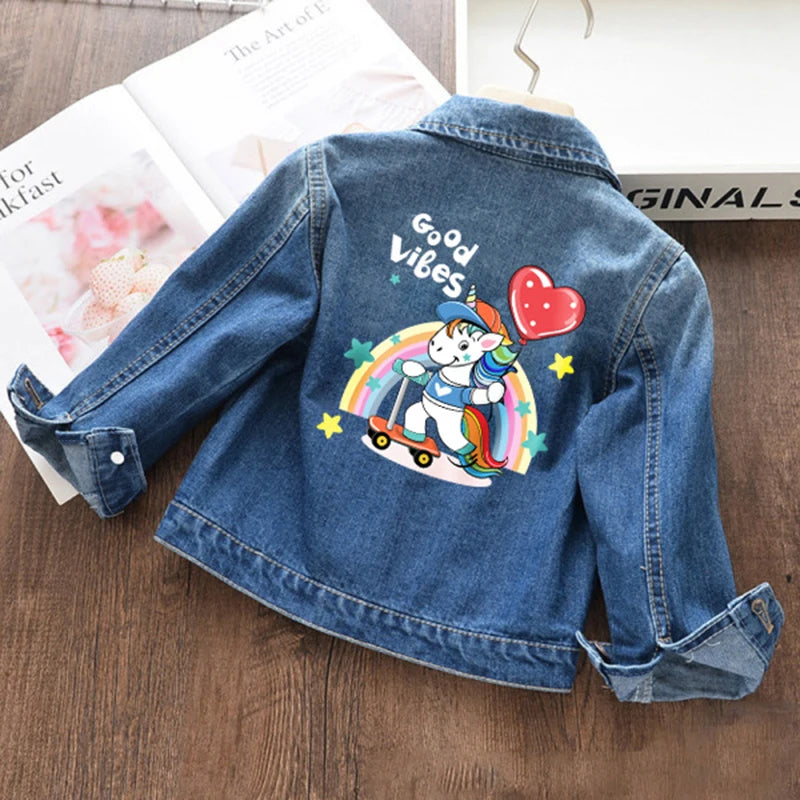 Girls Jacket Baby Boy Clothes New Fashion Spring Girls Cute  Autumn Children Outerwear Kids Clothes