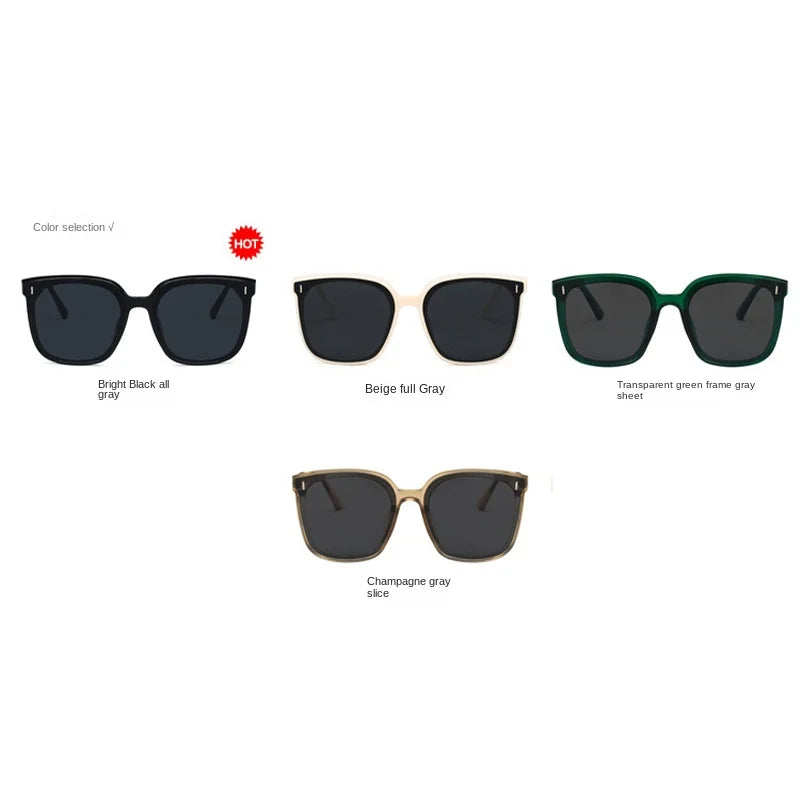 New Fashion Classic Square Sunglasses Women Vintage Driving Big Frame Sun Glasses Female Goggle Shades Uv400 Oculos De Sol