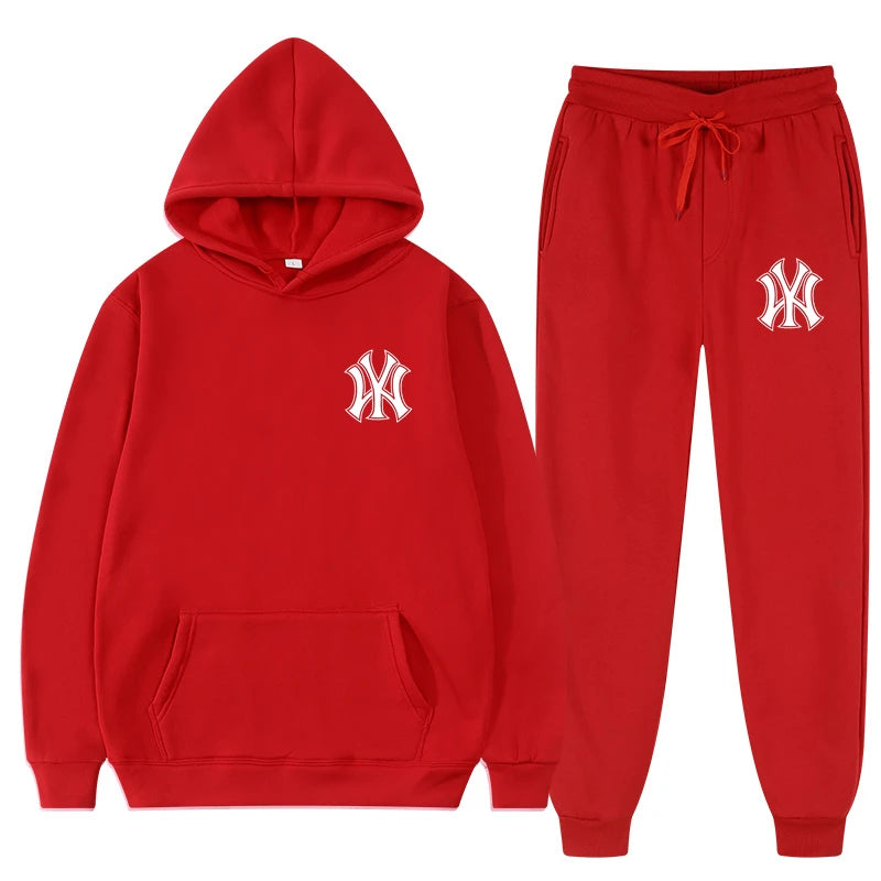 Winter Brand Tracksuits Men women sets Long Sleeve Pullover + Jogging Trousers 2pcs Sets Fitness Running Suits sportswear Male unisex