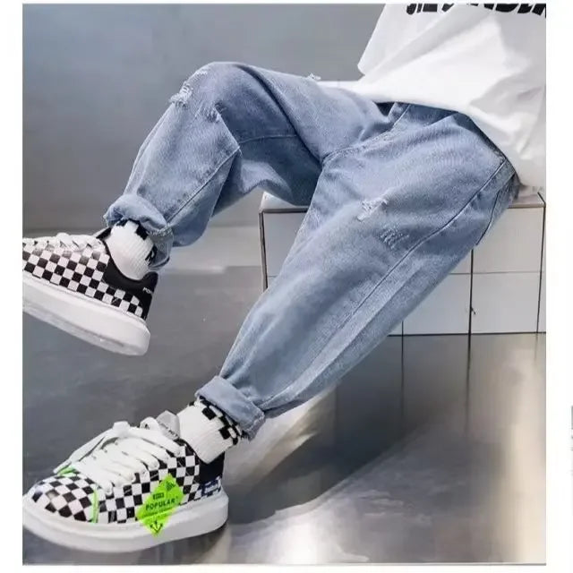 Jeans for Children Boy Clothes Toddler Spring Denim Jeans 4 5 6 7 8 9 10 11 12 13 14 15 Year Children's Pants Kid Jeans for Boy
