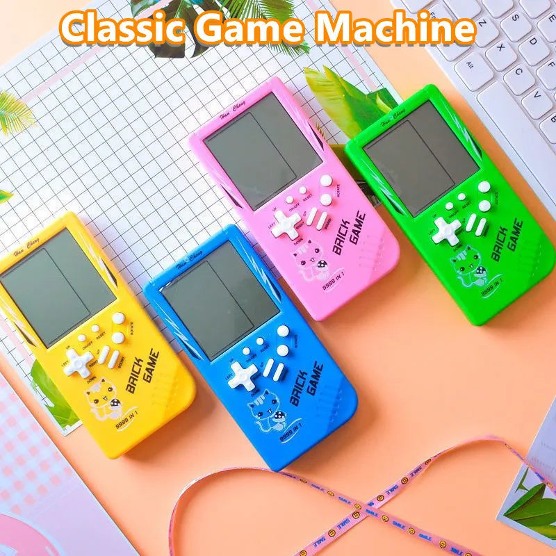 Puzzle Retro Game Console Machine Mini Portable Handheld Game Players Classic Brick Games Nostalgic For Children Toys Kids Gifts