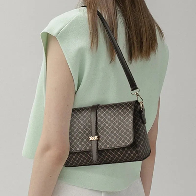 Collection New Fashion Bucket Bag Women Luxury Designer Shoulder Crossbody Bag Ladies Handbag Retro PU Leather