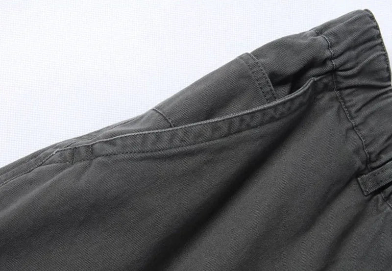 Loose Spring Summer Cargo Pants Men 6XL 7XL 9XL 10XL Plus Size Casual Men Pants 4 Colors