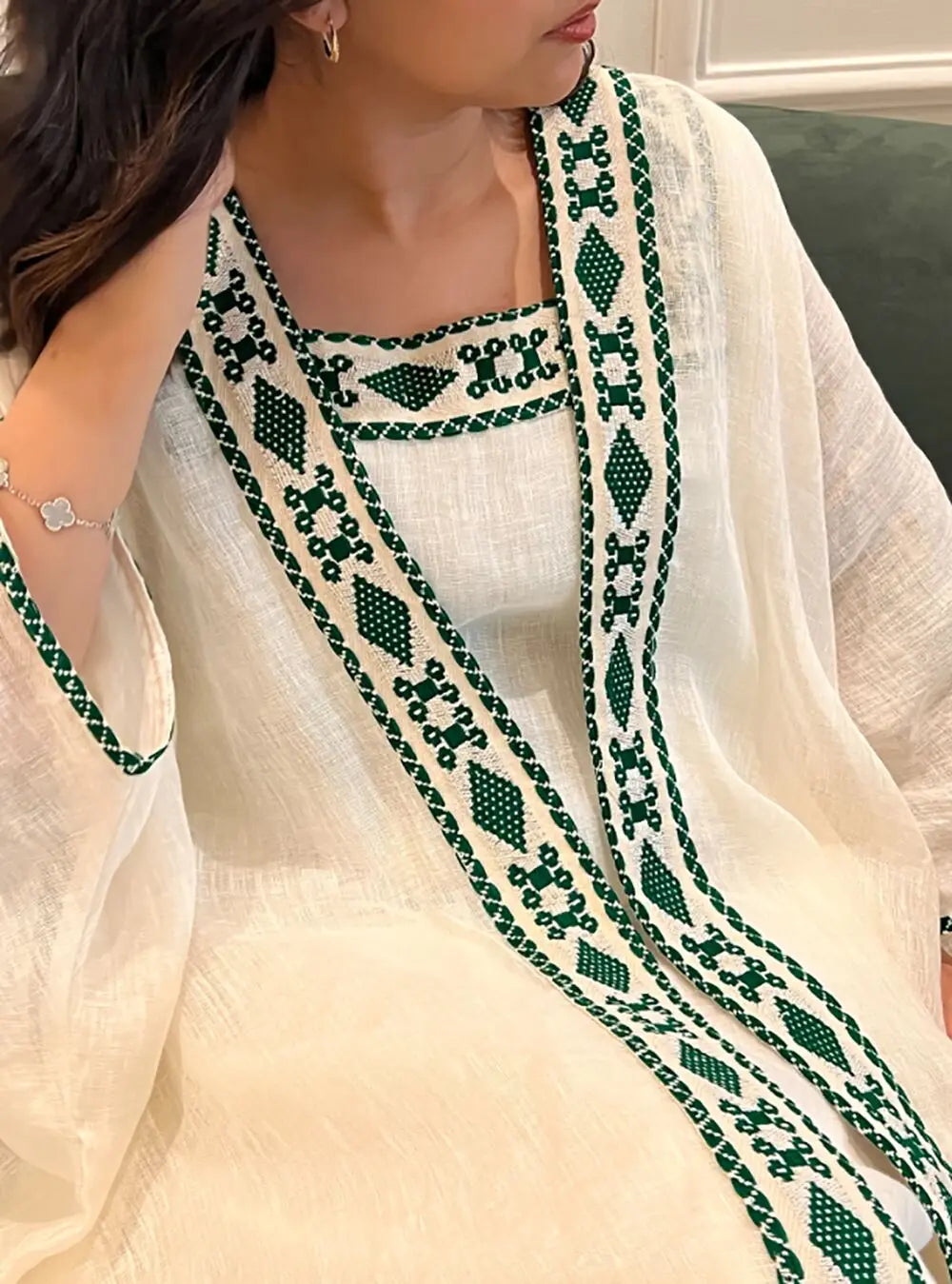 woman Muslim Dress Ramadan Two Piece