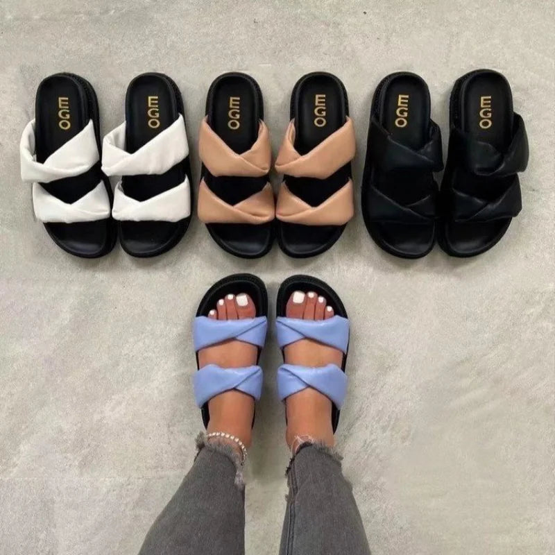 New In Summer Women's Slippers Thick Bottom Sandals  Shoes for Women  Slippers