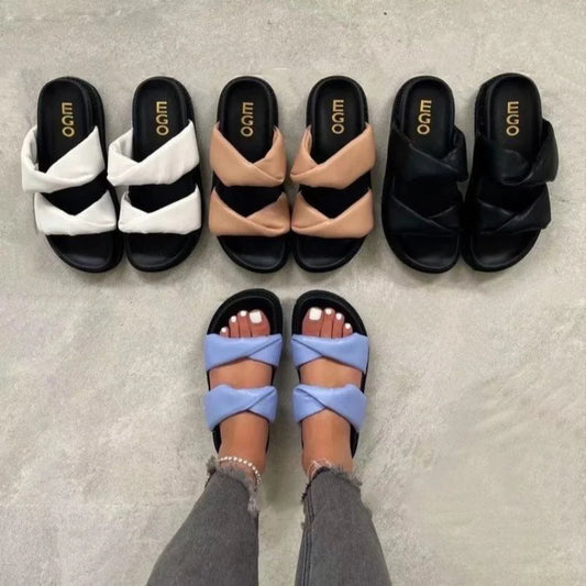 New In Summer Women's Slippers Thick Bottom Sandals  Shoes for Women  Slippers