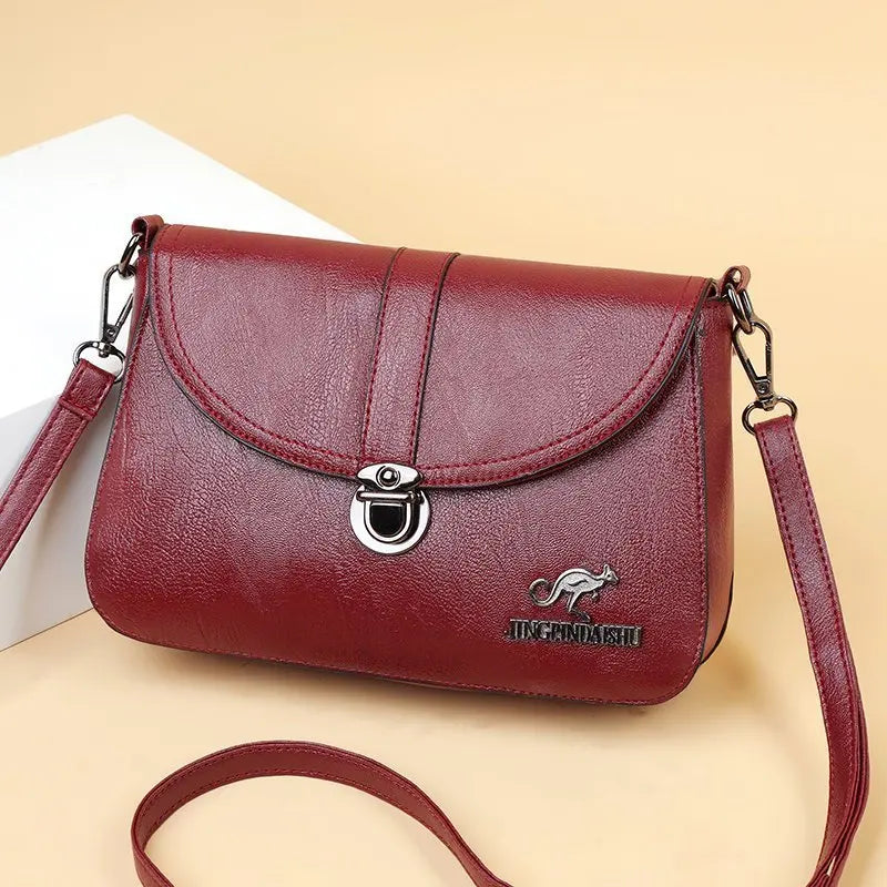 Ladies Large Capacity Crossbody Bag Fashion Women's Simple Shoulder Shoulder Bag Elegant Straddle Mom's Handbag
