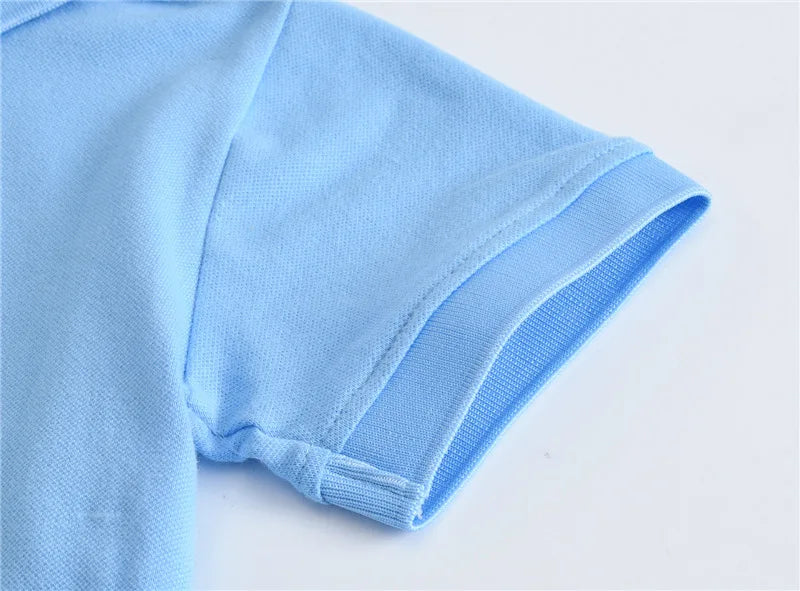 Summer Baby Boys Short Sleeve Solid Polo T-shirt Kids Cotton Clothes Toddler Girls Classical Polos T Shirt Tops School Uniform unisex girls boys