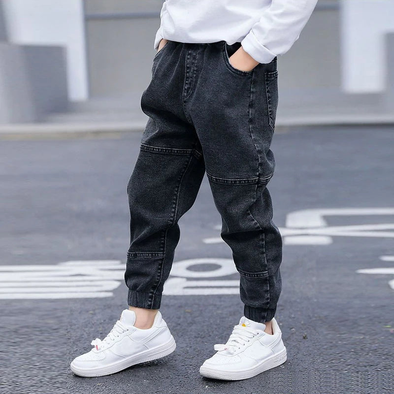 Skinny Jeans Kids Slim Pants Boys Stretch Jeans Casual Trousers 4 5 6 7 8 9 10 Years Child Clothes Pencil Pants