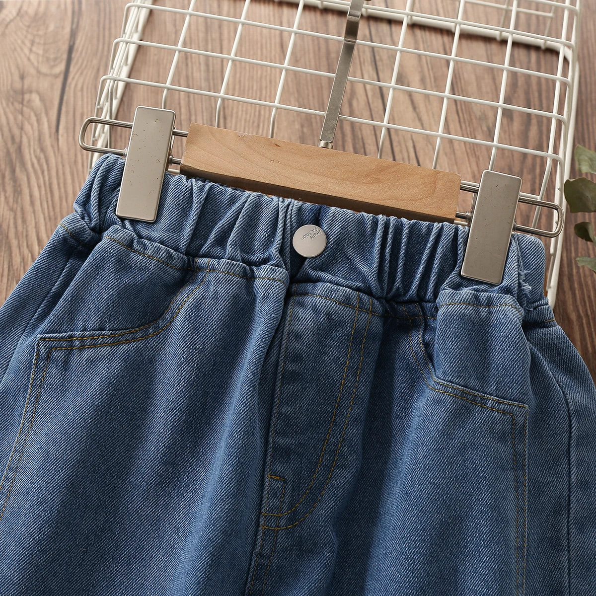 Jeans for Girls Clothes for Teenagers Denim Pants Kids Wide-leg Trousers for Children Spring Kids Clothes 6  8 9 10 12 14 Years