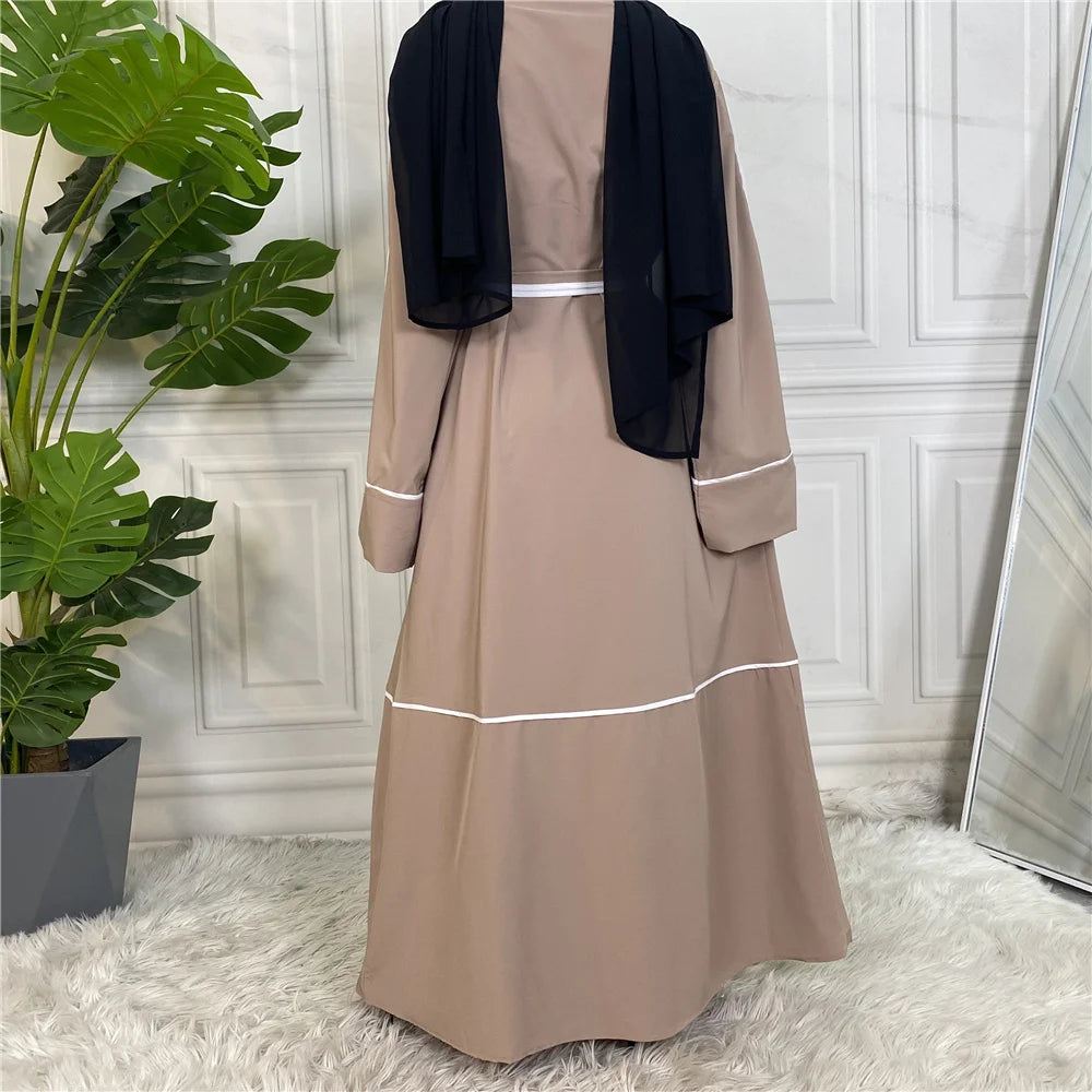 Eid Mubarak Abaya Dubai Fashion Cardigan Kaftan Arab Turkish Islamic Clothing Muslim For Women Modest Robe Mujer Ropa Kimono